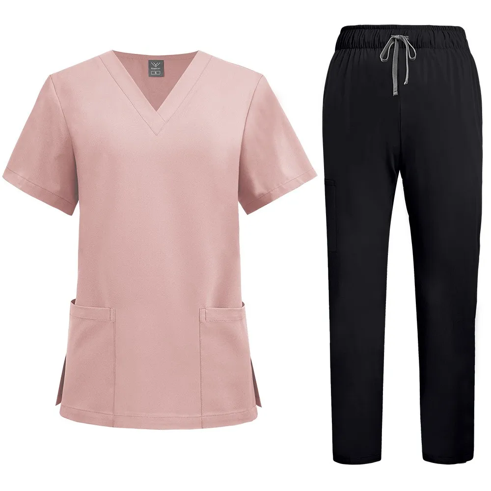 Wholesale Price Doctor Nurse Clinical Tops Pants High-Quality Scrubs Women Stretch Scrubs Women Sets Nurse Doctor Workwear