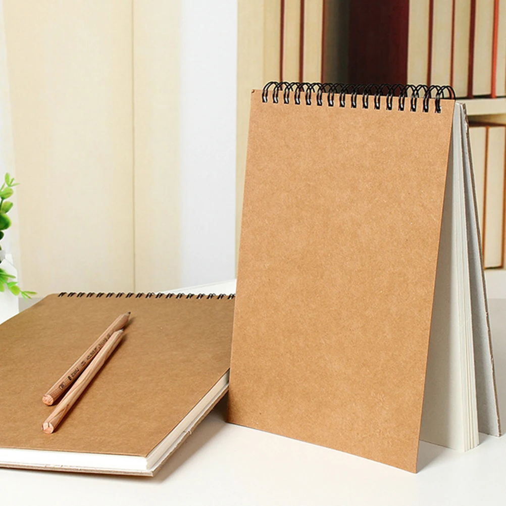 

Simple A5 Size Durable Portable Drawing Book Painting Notebook Graffiti Book Art Supplies Student Use