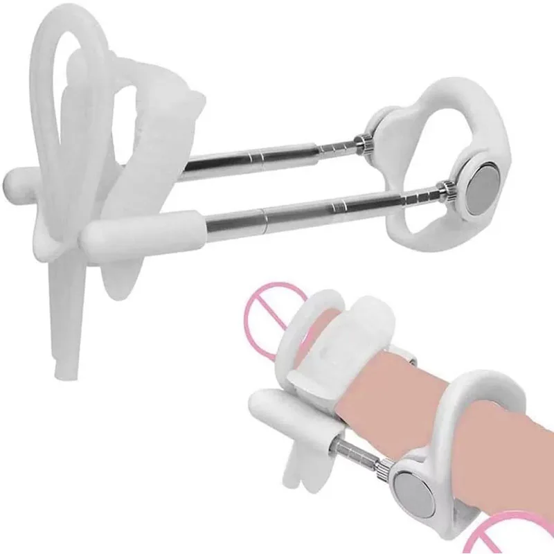 Penis Enlargement Stretch Clamp Extender Penis Stretching Exerciser Penisgrowth Traction Device for Men Portable Sport Train