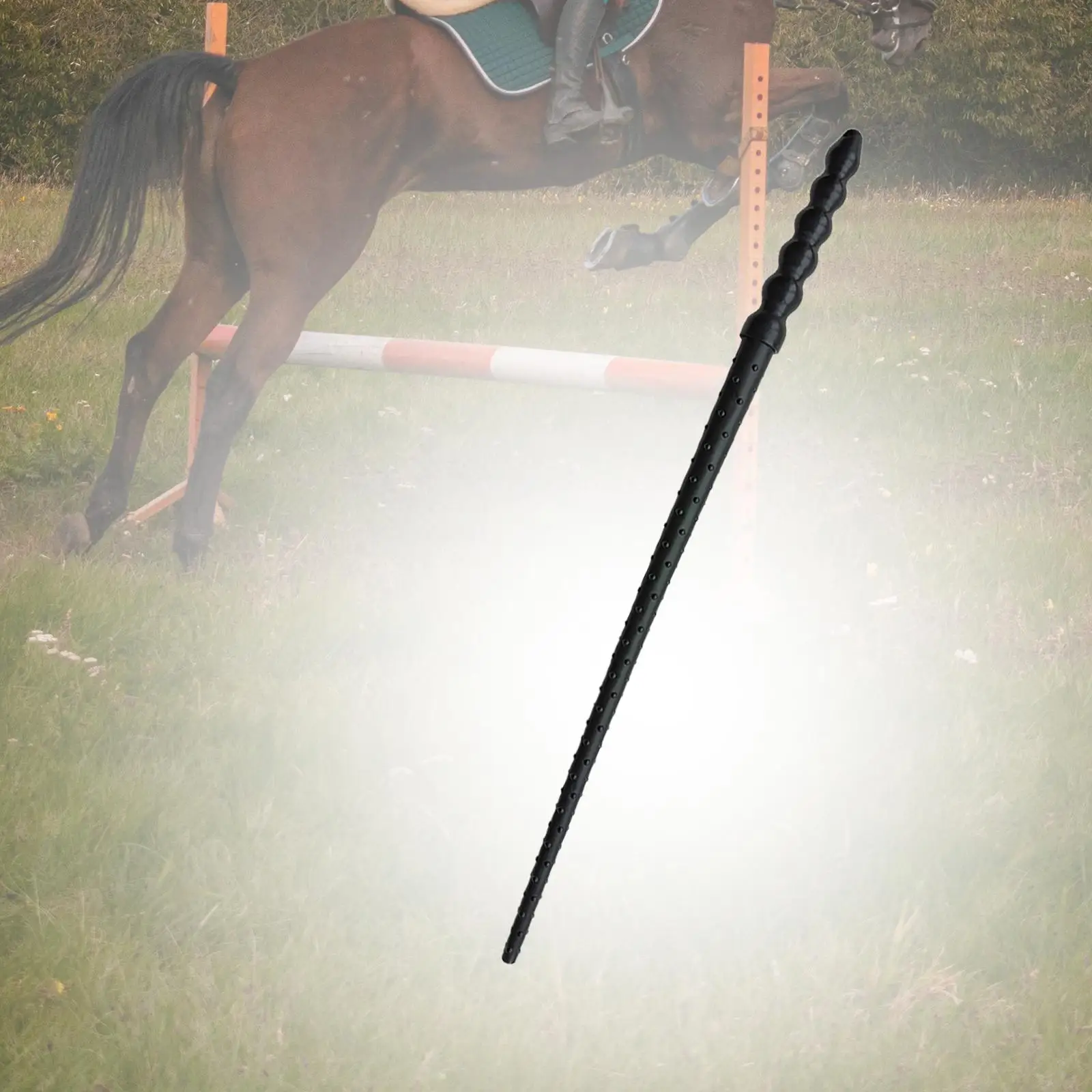 Colheita de equitação equestre 19,69 polegadas, auxílio para treinamento equestre, colheita de equitação