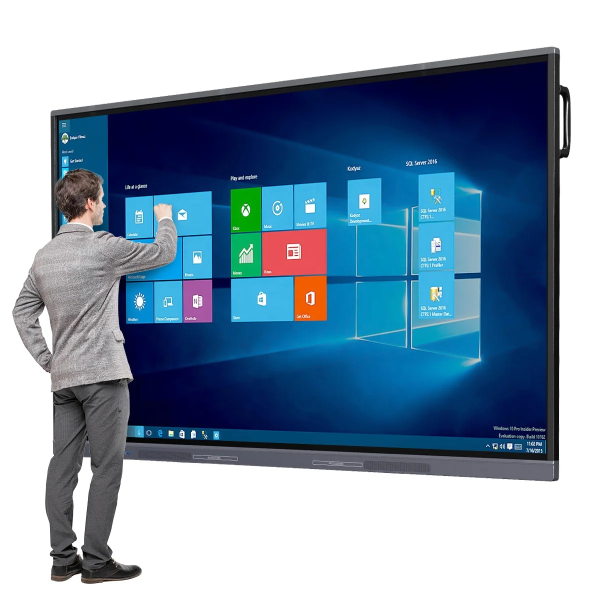 

55 65 75 85 86 98 110 Inch Pen Finger Touch Interactive Flat Panel 4k Lcd Digital Interactive Smart Boards for Schools Teaching