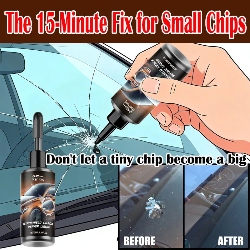 Windshield Crack Repair Fluid Car Window Repair Resin Windscreen Scratch Crack Restore Fluid Glass Curing Glue Car Accessories