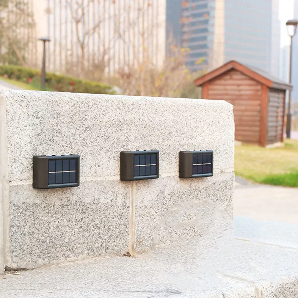 

Solar Wall Light Outdoor Waterproof Wall-Mounted Lamp Garden Solar Lamp for Courtyard Yard Street Safety Night Lighting