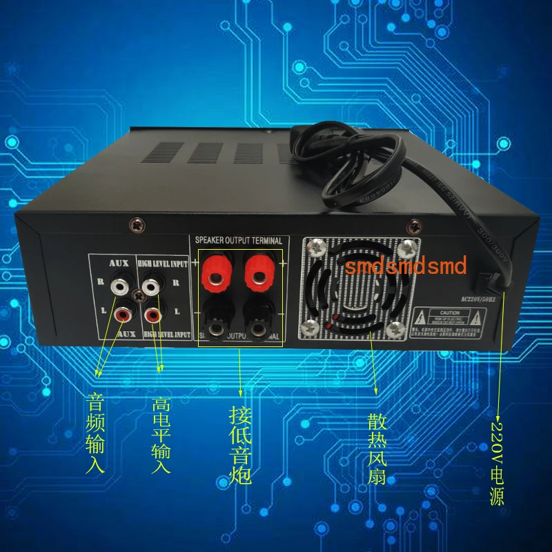 

1.0 чистый сабвуфер Toshiba, мощная трубка 500 Вт, высокая мощность, активный усилитель сабвуфера, плата 220 В для дома