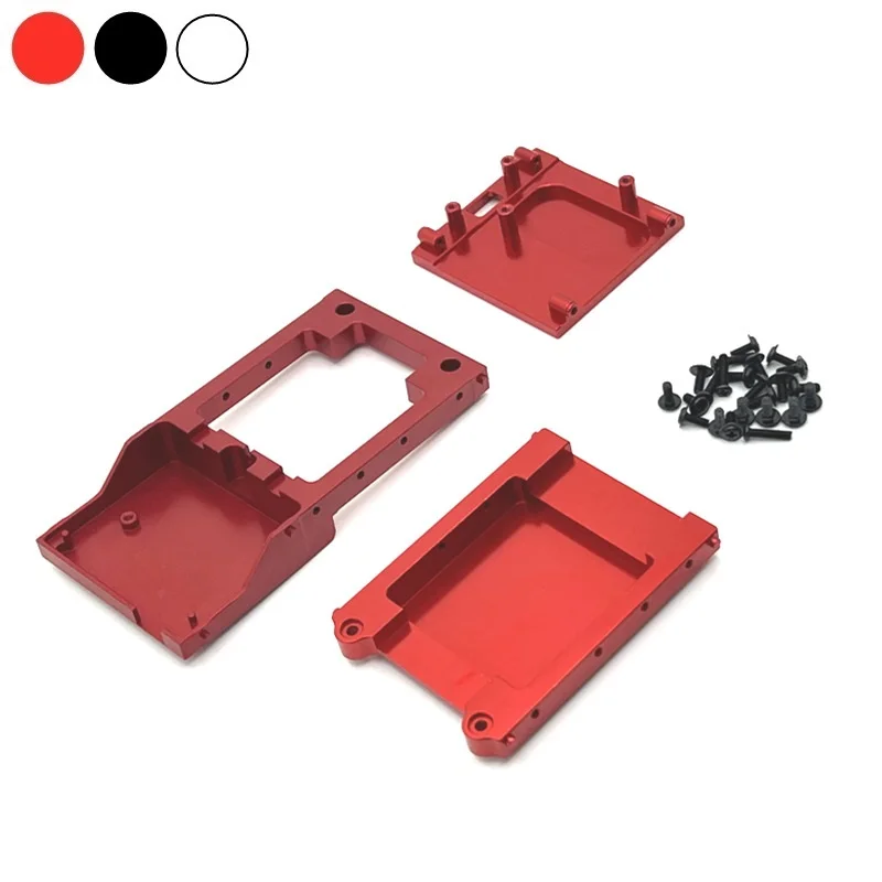 MN168 MN78 Metal Gearbox Mount Base Motor Holder Beam Crossbeam Set 1/12 RC Car Upgrade Parts Accessories