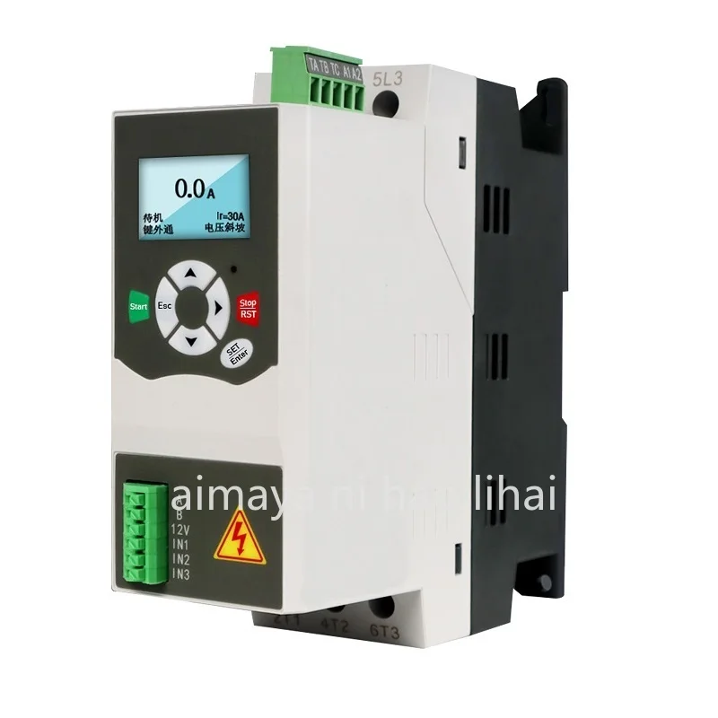 380V Three phases motor soft starter built-in soft starter 5.5KW 7.5KW motor soft starting fan pump pressure reducer conveyor