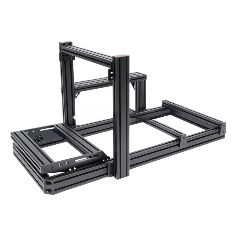 Custom Silver Aluminum Profile 4080 Driving Game Seat 4080mm Sim Racing emulator Assembly Kit
