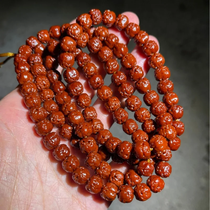 oil content, high density, five-pronged golden dragon Buddha's hand small vajra bodhi , original seed with jade-like pa