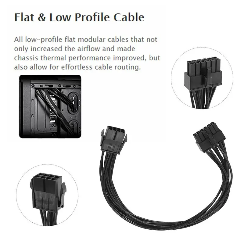 Motherboard Power Conversion Cable 24Pin To 18Pin, 8Pin To 12Pin, Support ATX Power Supply, Suitable For HP Z440 Z640-AEF7