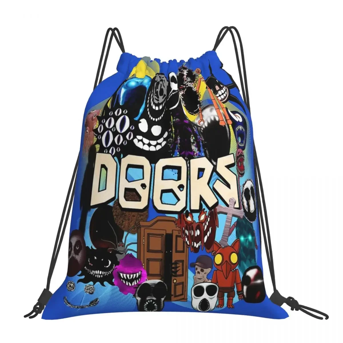 

Doors All The Entities Новые двери Обновление игр Рюкзаки Сумки на шнурке Пучок на шнурке Карманная спортивная сумка Сумки для книг для путешествий