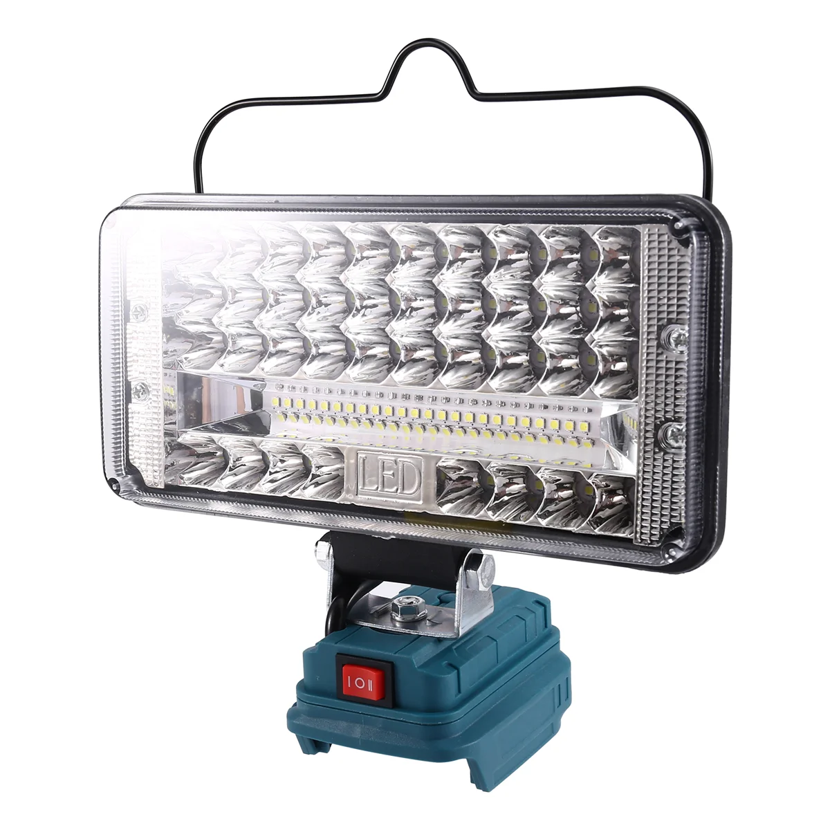 

Рабочий свет BAAQ, 7-дюймовый беспроводной светодиодный фонарик для 18 В, 14 В, двойной USB-литий-ионный аккумулятор, архитектурное освещение для кемпинга