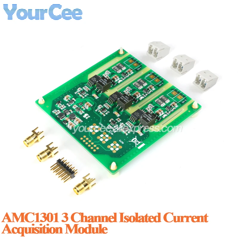AD7793 MAX31865 PT100 PT1000 Isolation Temperature Acquisition Module AMC1301 3 Channel Isolated Current Acquisition Module