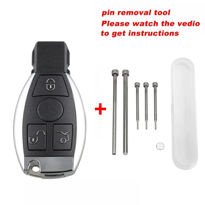3 Button Car Remote Key Fob Case Door Key Shell For Mercedes Benz Bga A B C E S Class Car Interior Lock Key Shell Accessories