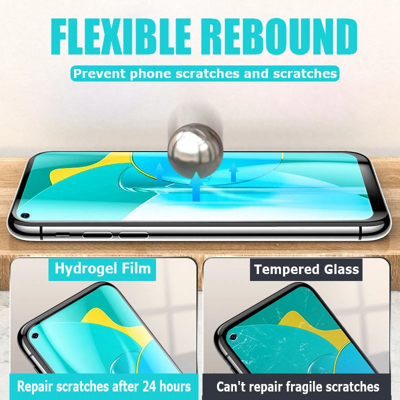 3 Stuks Volledige Cover Hydrogel Film Voor Huawei P30 P20 P40 Lite P50 Pro Screen Protector Voor Huawei Mate 30 20 40 50 Pro Lite Film