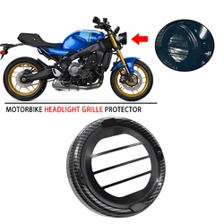 For Yamaha XSR900 Headlight Guard Motorcycle Carbon Look Headlight Grille Protector Cover XSR 900 2022 2023