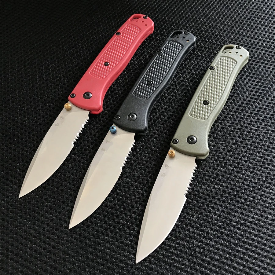 

Camping Multifunctional BM 535 Bugout Folding Knife Outdoor Hunting Safety Defense Portable Pocket Knives EDC TIool