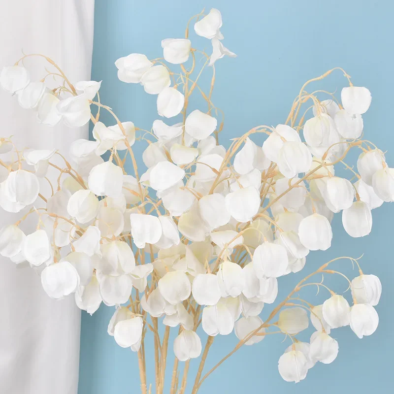 3 Fork Artificial Cape Gooseberry Flower Hanging Cape Gooseberry Wedding Decoration Artificial Plant Artificial Flower