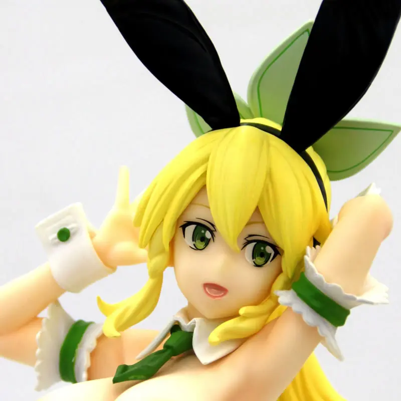 28CM Sword Art  Kirigaya Suguha Bunny Ver Makaizou Genuine Collection PVC Anime 18+ Action Figure A-0217