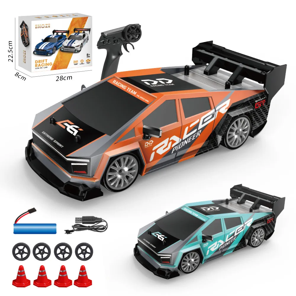 ENOZE 8603 8604 RTR 1/24 2.4G 4WD 30km/h Drift RC Car Tesla AE86 High Speed Racing LED Light On-Road Vehicles Models Toys