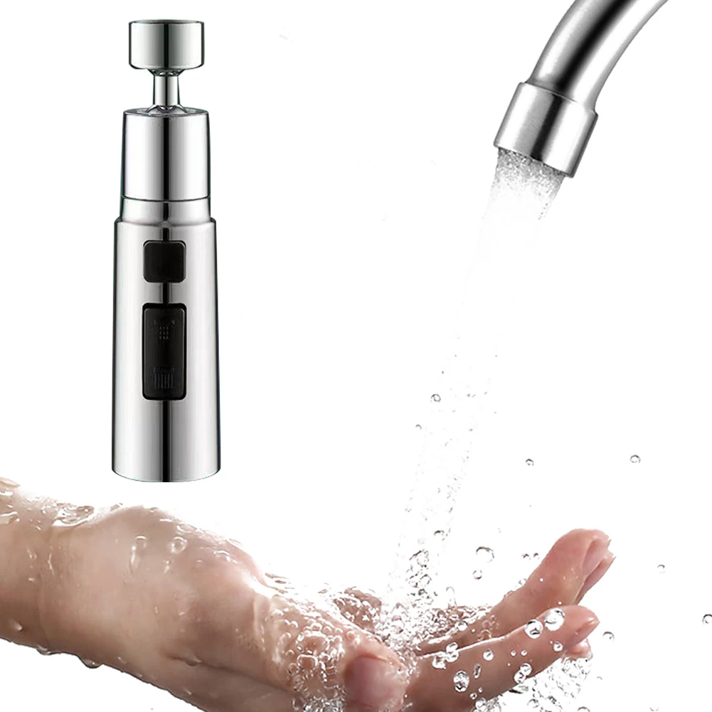 

Вращающийся на 360 градусов удлинитель для кухонного смесителя, аэратор для крана, 3 режима, распылитель для раковины, насадка для экономии воды на кран для умывальника