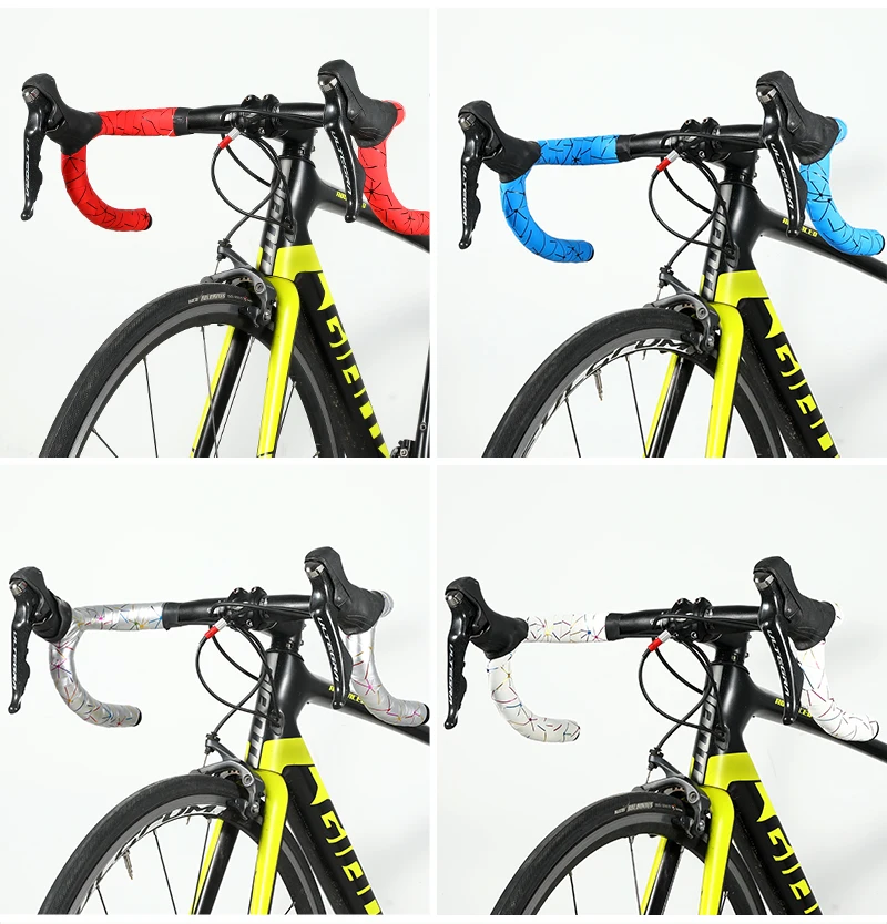 Ruban de Guidon Vélo,2 Pièces EVA Ruban de Cintre avec 2 Bouchons de Barre Vélo Guidon Bande Ruban de Guidon Vélo,2 Pièces EVA Ruban de Cintre avec 2 Bouchons de Barre Vélo Guidon Bande