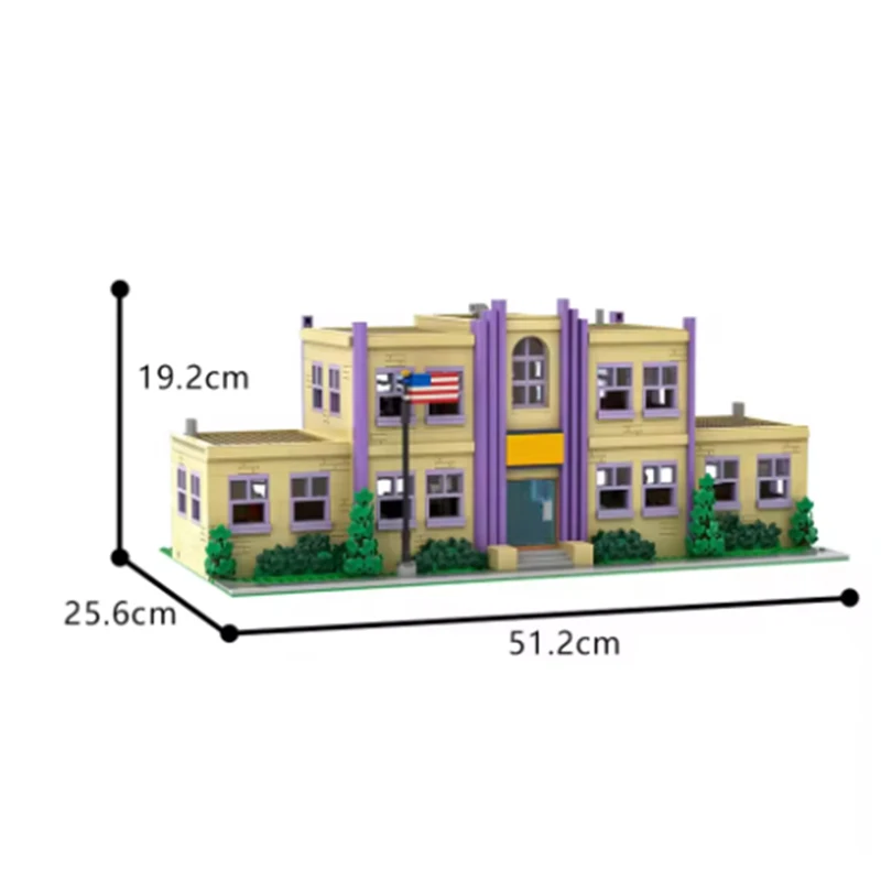 Spot MOC- 177723   2733 peças arquitetura medieval montagem de partículas pequenas blocos de construção quebra-cabeça modelo de brinquedo conjunto de presente ornamento