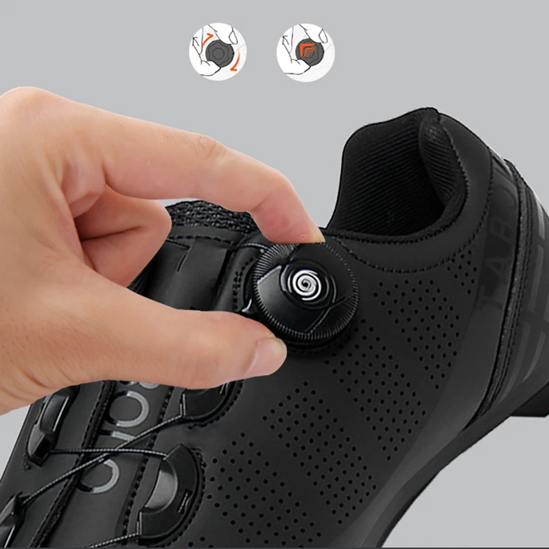 Men's Cycling Shoes Road Bike Shoes Self-locking Cleats Speed Cycling Sneakers Outdoor Racing Route Athletic Bicycle Footwear image 4