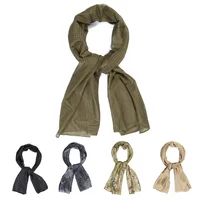 Bufanda táctica de verano, bufanda de camuflaje para el cuello, fundas de protección facial para francotirador Airsoft, fotografía, chales para acampar al aire libre y cazar