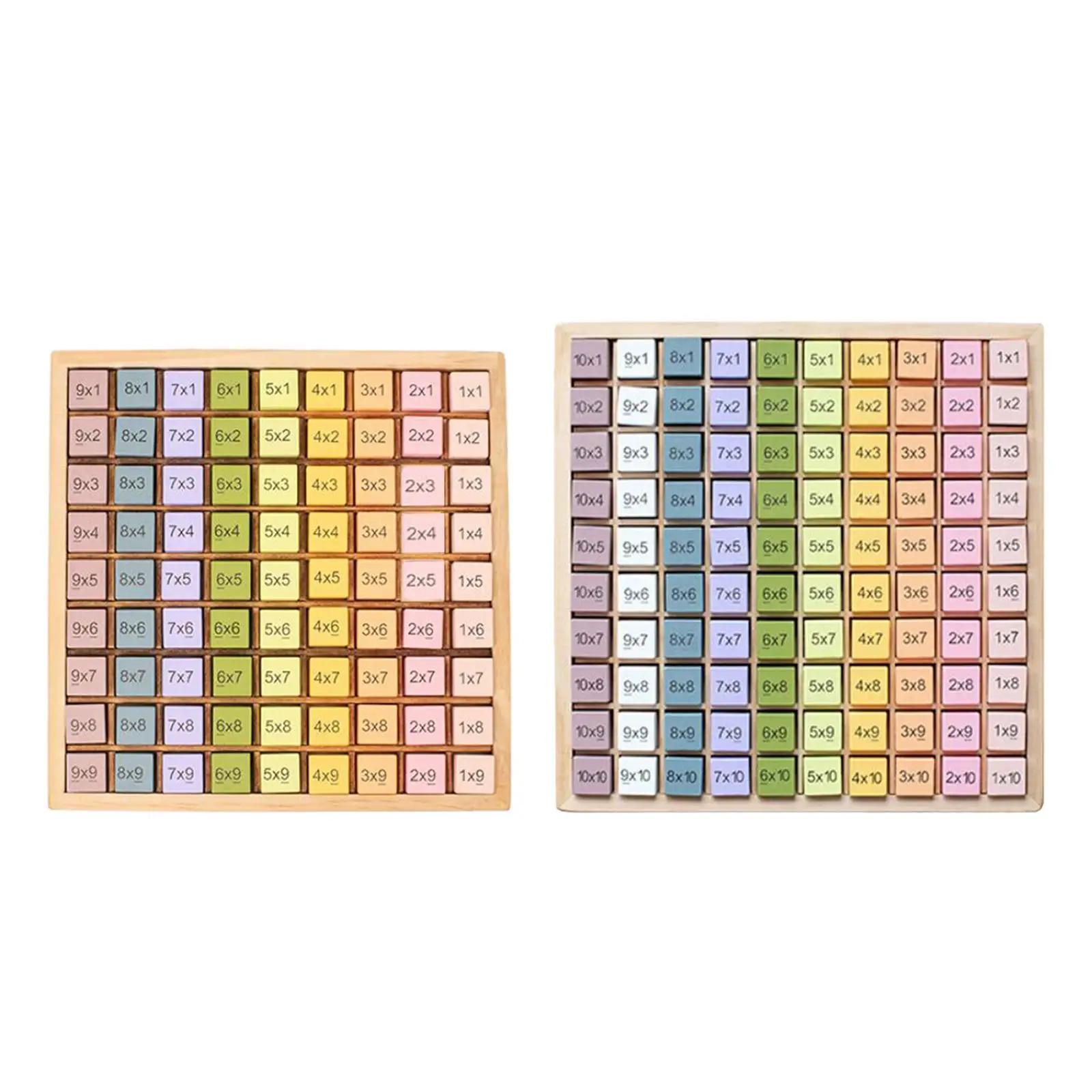 

Wooden Multiplication Board Game Math Skill Learning Toy Counting Toy Montessori Toy Math Toy for Girls Boys Children Kids