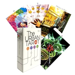 The Urban Tarot Cards Deck PRISMA VISIONS TAROTCard Game 78 Cards with Guidebook Divination English Inspired Good Fairy Angel