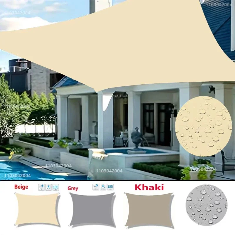 

waterproof sunshade sunshade protective cover canvas camping sunshade cloth large outdoor rain and snow shed garden terrace