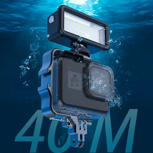 Imagen 2 del producto Luz Led impermeable para vídeo y buceo, lámpara subacuática, iluminación de fotografía para GoPro 11/10 Sjcam Yi DJI Osmo, cámara de acción para teléfono móvil