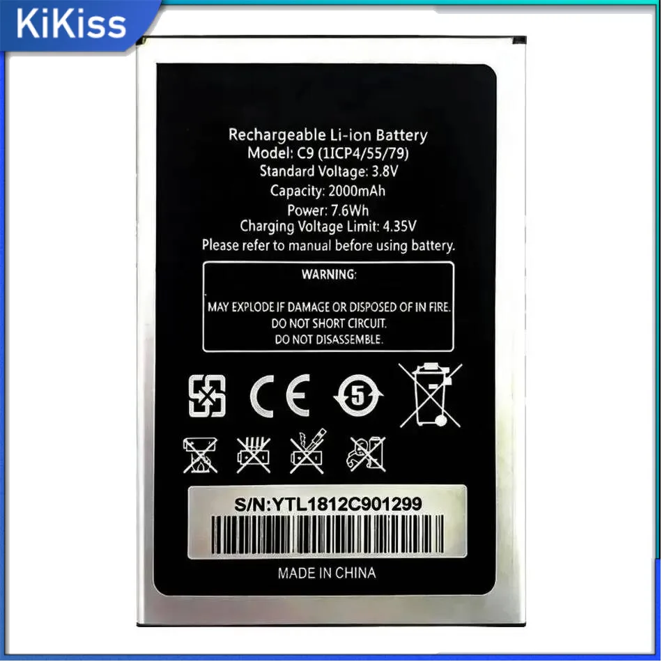 Pour batterie de téléphone portable Stable Oukitel C9 2000Mah