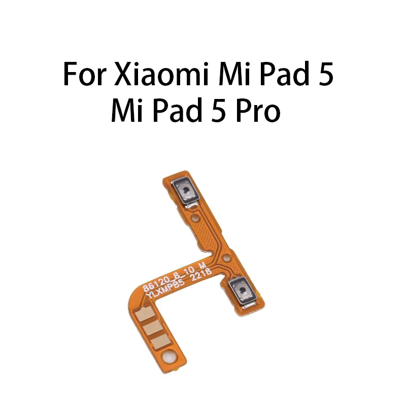 Gefenis Power ON OFF Mute Switch Control Key Volume Button Flex Cable For Xiaomi Mi Pad 5 / Mi Pad 5 Pro