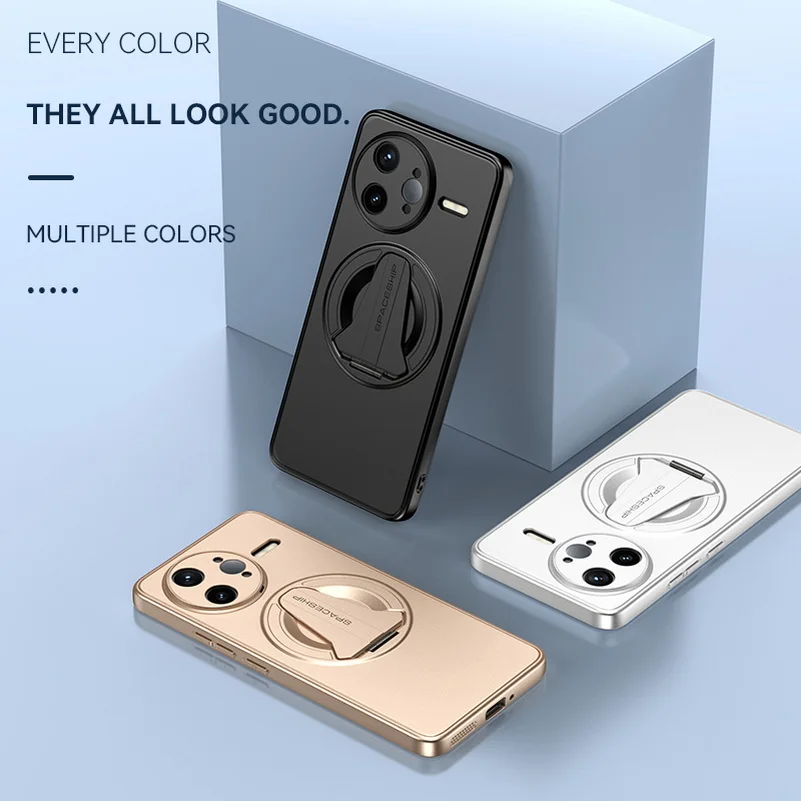 

Чехол для телефона с кронштейном для беспроводной зарядки для POCO F7 Ultra F7 Pro, магнитный держатель с металлической краской, жесткая задняя крышка для ПК, POCO F6 X6