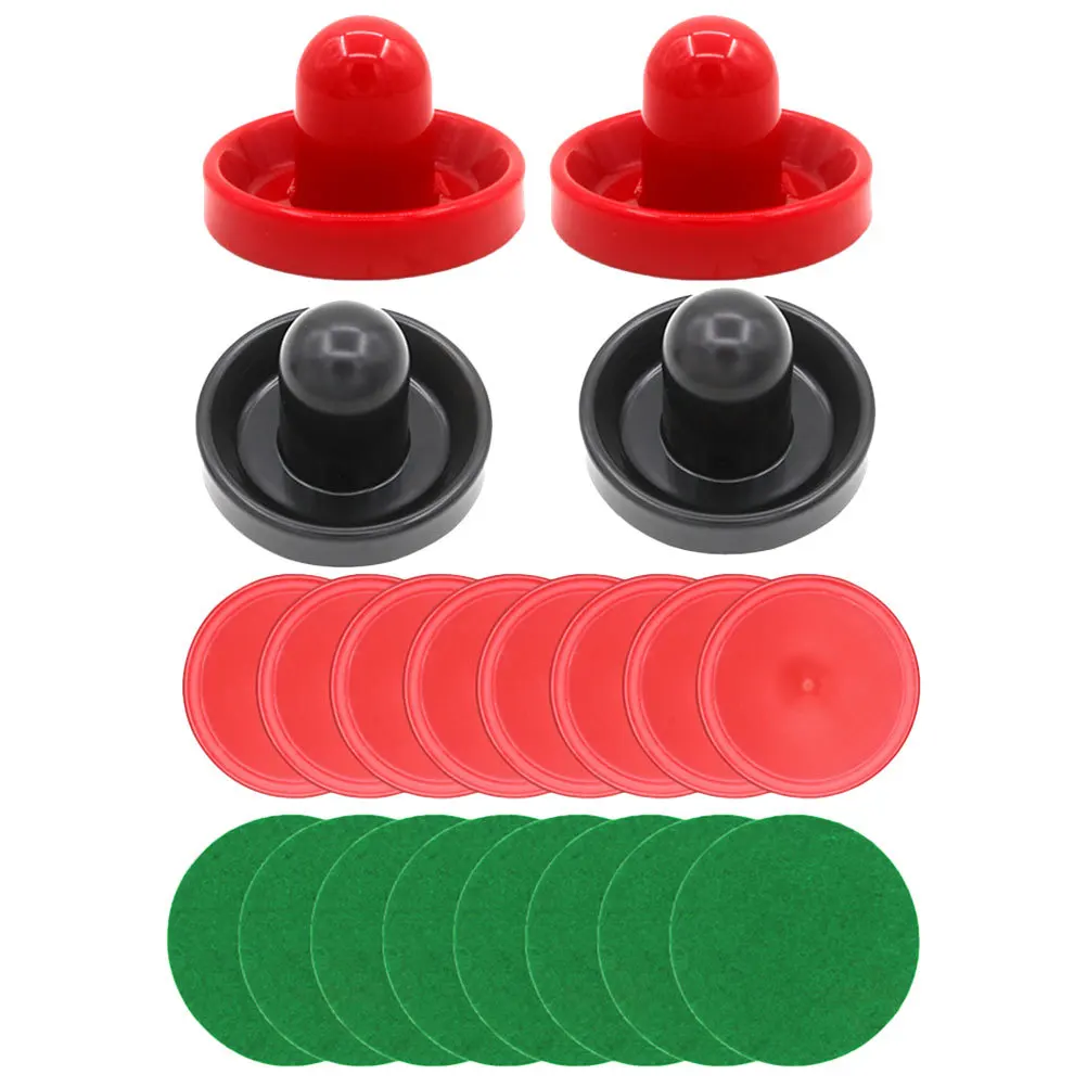 

1Set Air Hockey Pucks Pushers Plastic Material Protect Table Surface Funny Hockey Game Pucks Game Supplies