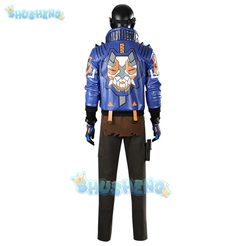 Gioco validant Yoru Cosplay Men Costume Roleplay fanasia outfit giacca guanti uomo Fancy Dress Up Party Clothes per giochi di ruolo