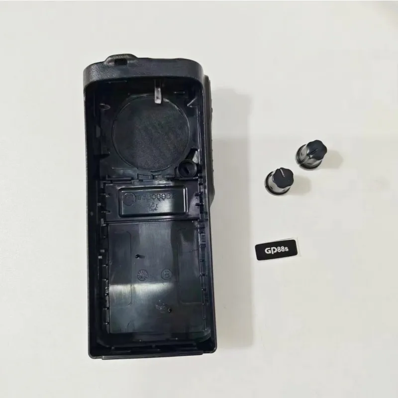 Casing penutup rumah Depan Radio genggam dengan tombol Volume untuk Aksesori Walkie Talkie Motorola GP88S