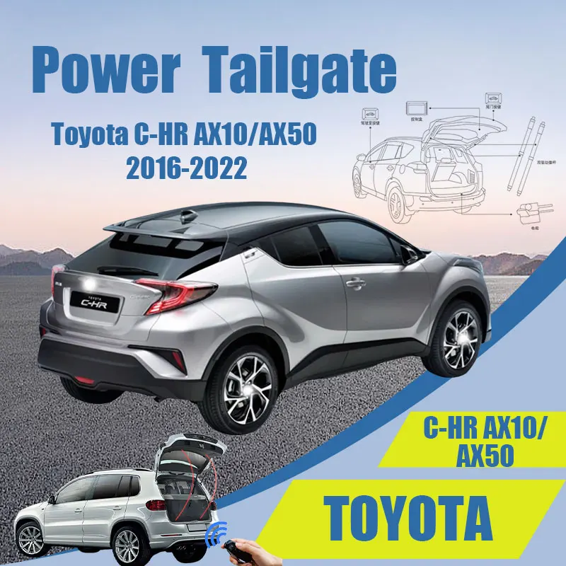 

For Toyota C-HR AX10/AX50 2016-2022 Car Electric Tailgate Modified Auto Intelligent Power Operated Trunk Automatic Lifting Door