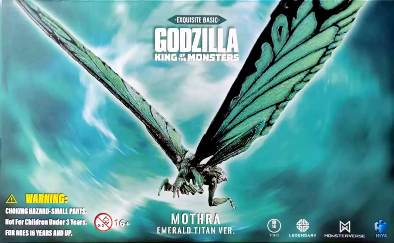 

HIYA Exquisite Basic Mothra Luminous Blue Ver Godzilla King of The Monsters Movable Monster Action Figure Model Toy