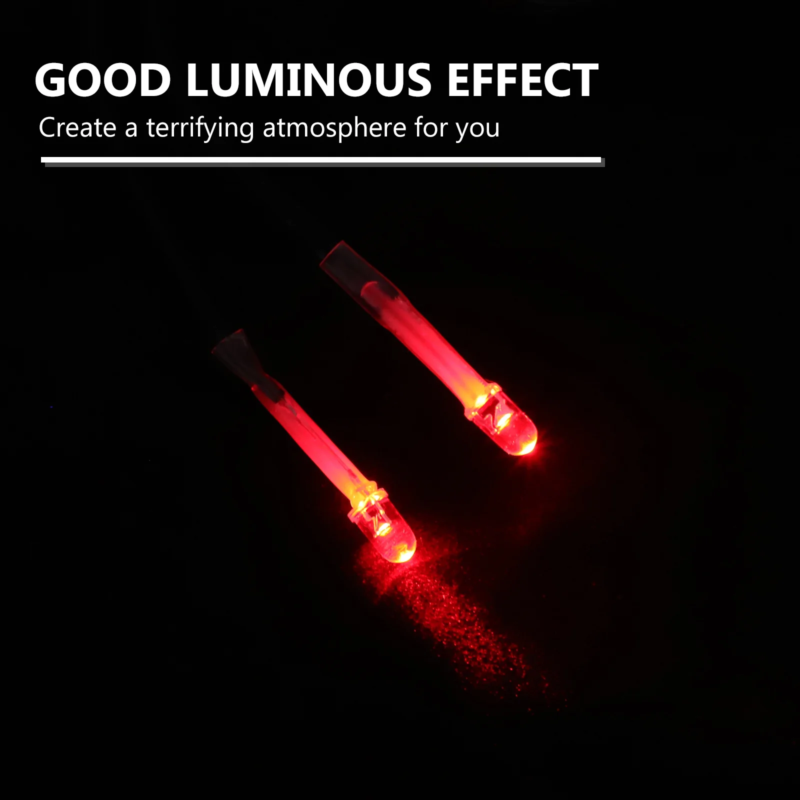 

2pcs Led Glowing Skull Eyes Halloween Decoration Spooky Animated Eyes For Masks Pumpkins Tombstones Outdoor Party Supplies