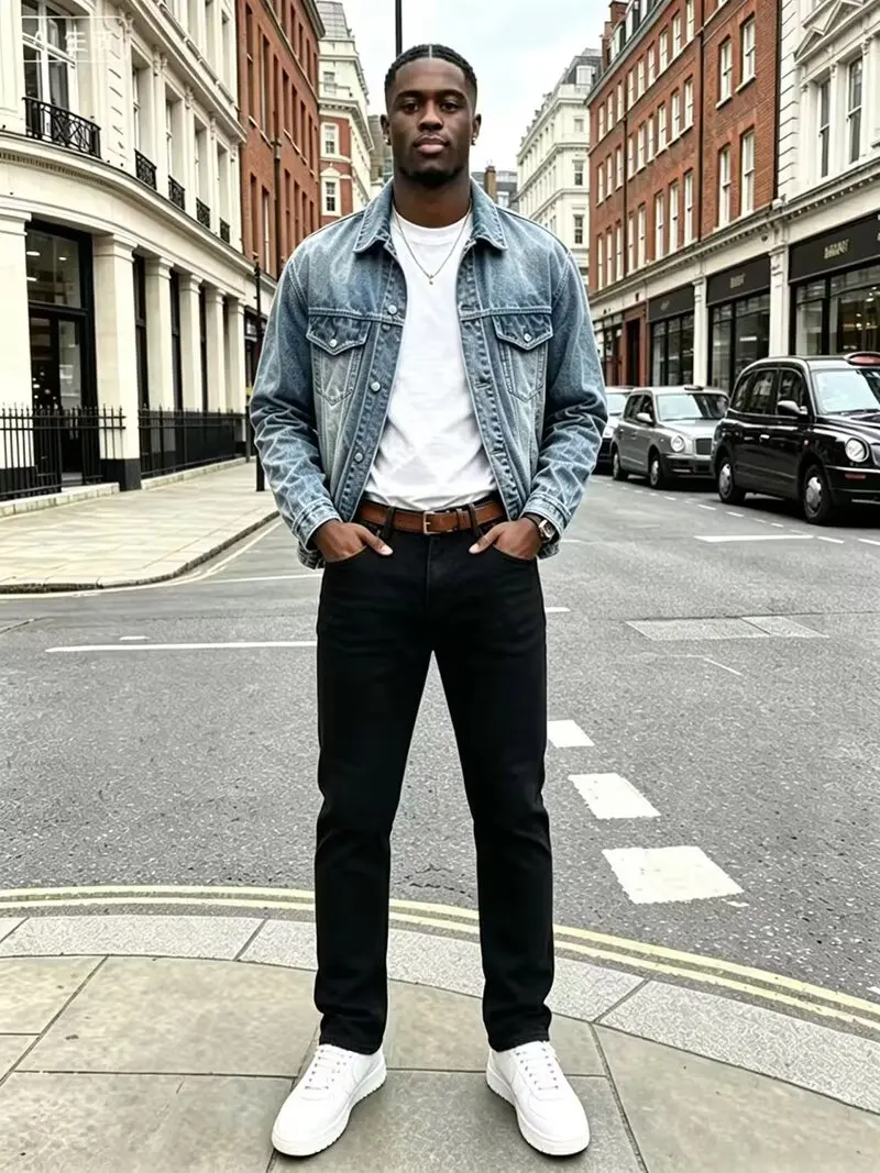 2026 New Solid Color Fashion Men Casual Pants Stretch Jeans Skinny Work Trousers Male Wash Slim Fit for Zippered Jeans Men Pants