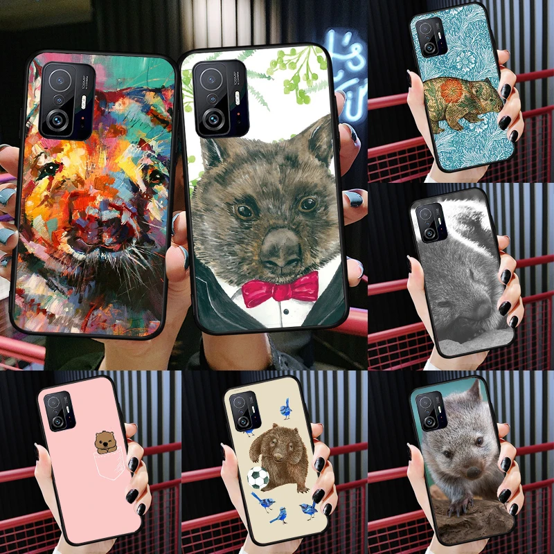 Cute Baby Wombat Case For Xiaomi POCO X7 X6 Pro X3 X5 M6 F3 F5 F6 Pro 11T 12T 13T 14T Pro 13 14 Ultra Cover