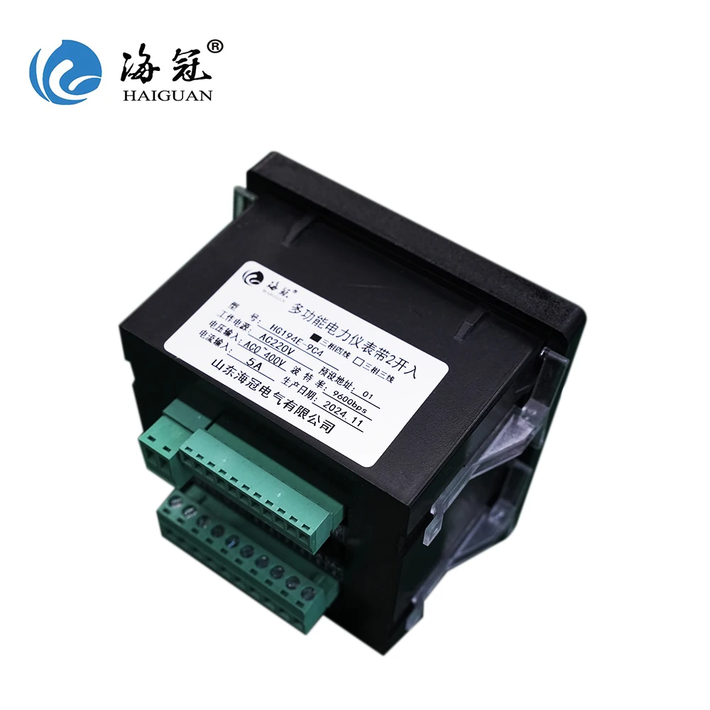 لوحة رقمية متعددة الوظائف التيار المتناوب مراقبة الطاقة محلل الطاقة ثلاث مراحل عداد الكهرباء