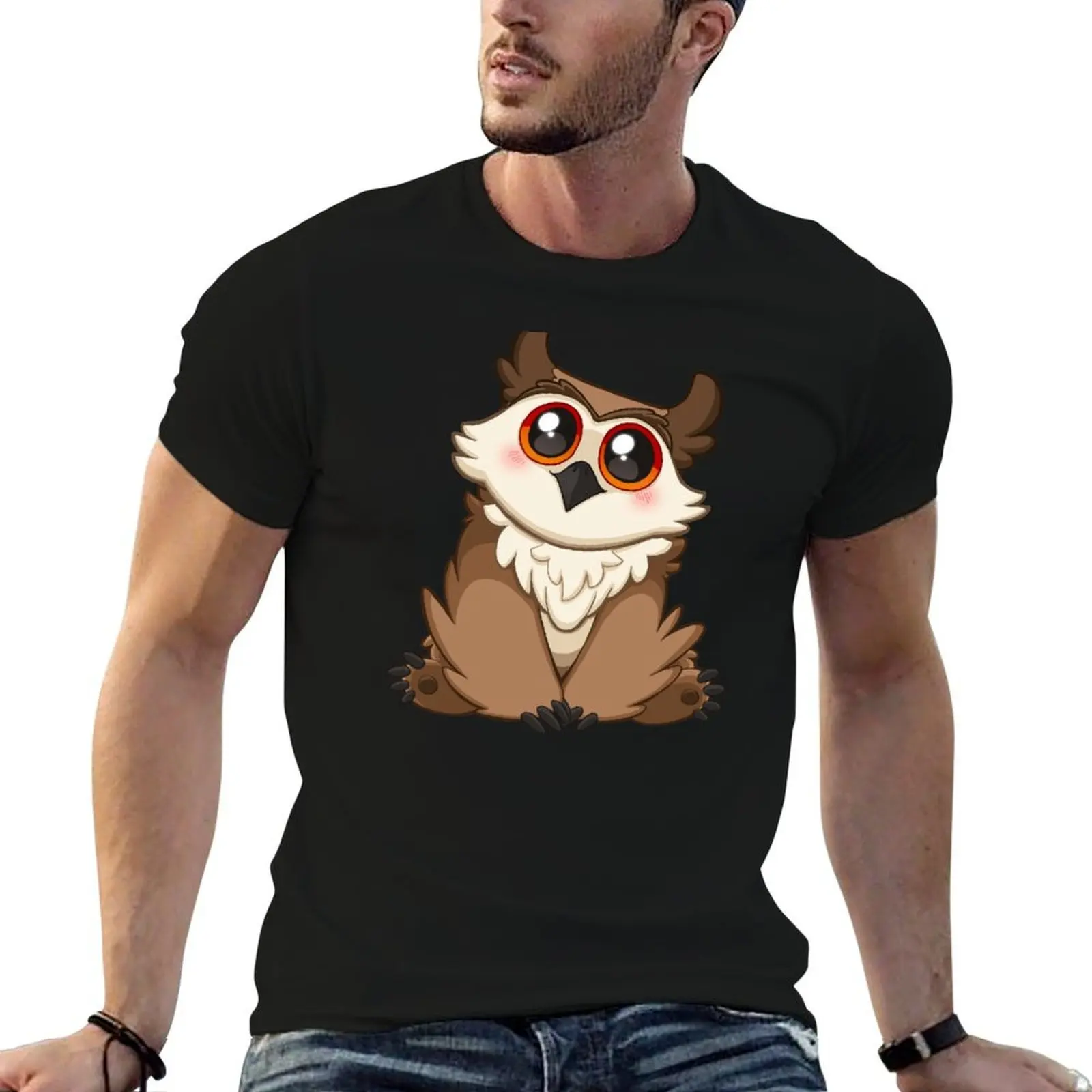 

Adorable Owlbear - Cute D&D Adventures T-Shirt men t shirt cotton 100% t shirts for man cotton T-Shirt