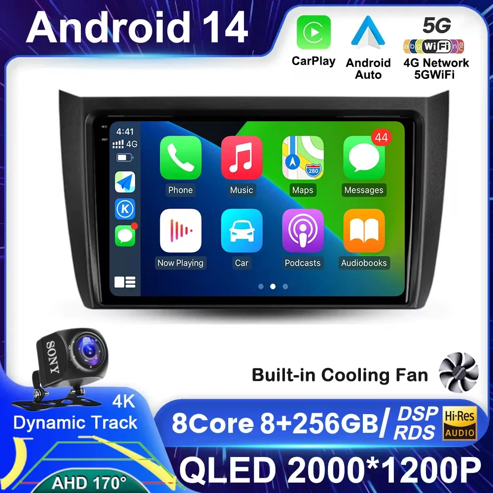 Android 14 For Lifan 620EV 650EV 2015 - 2019 Car Radio Multimedia Video Player Navigation GPS 360 Camera 2din 2 Din Dvd Carplay