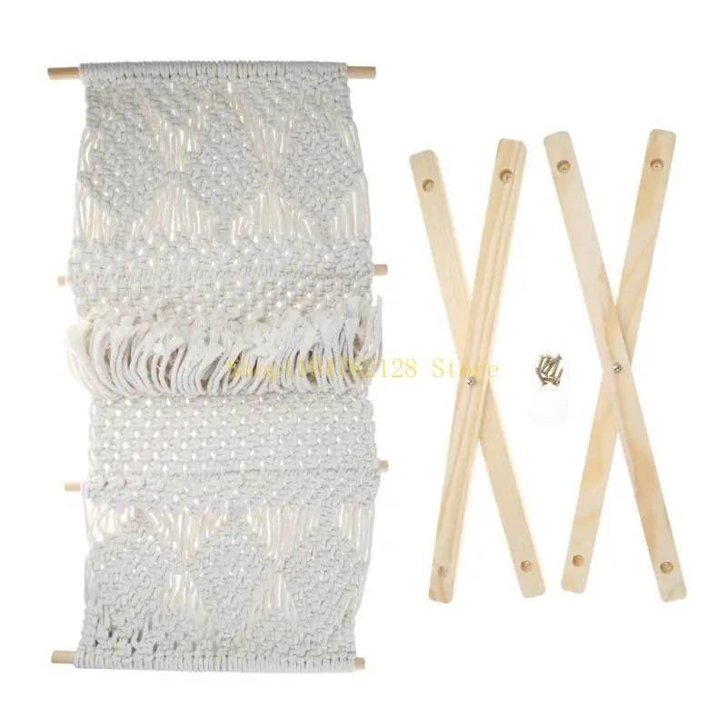 Macrame Magazine Rack Boho Magazine Holder Cesta armazenamento para jornal melhor venda