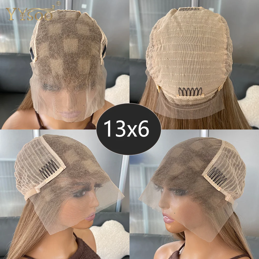 Long Free Deep Part Highlights Color Heat Resistant Wig 13x6 Glueless Silky Straight Futura Synthetic Lace Front Wigs Daily Used