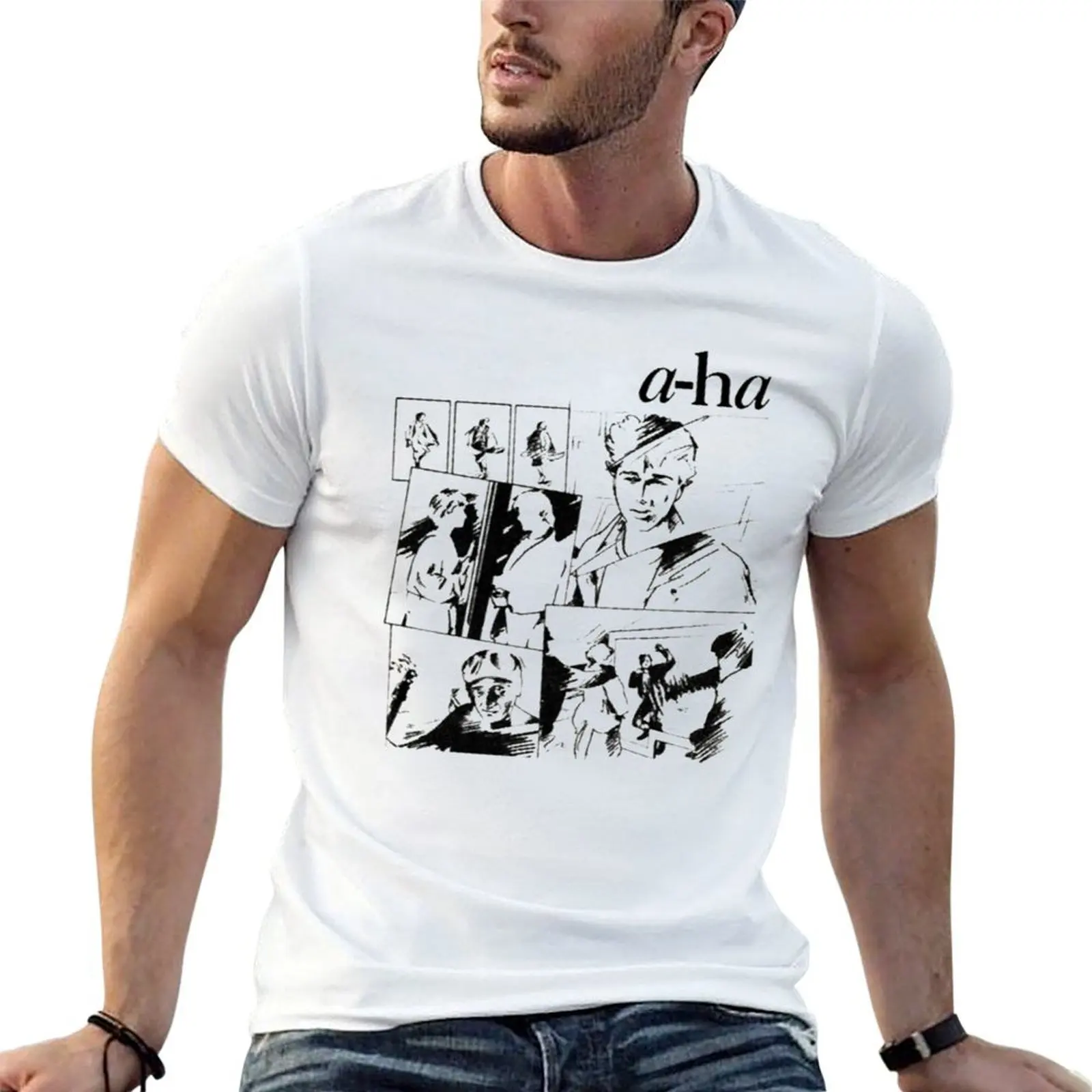 

AHA T-Shirt funny t shirts cotton man t shirts cotton cotton t shirt man T-shirt