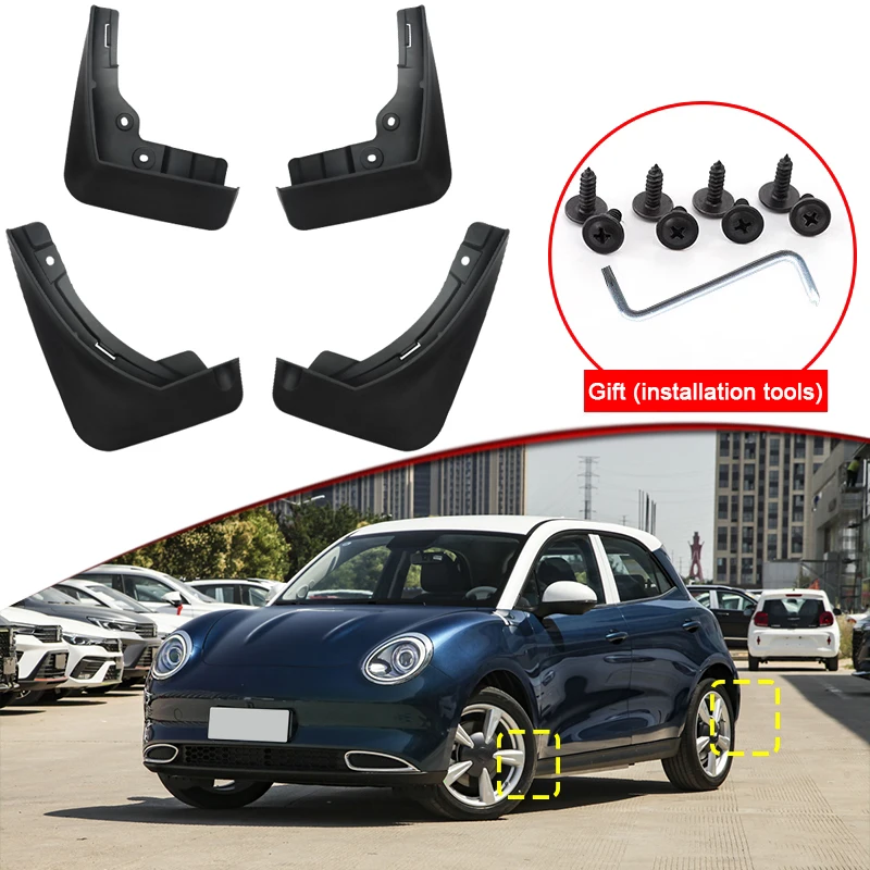 

Car Mud Flaps Splash Guard Mudguards MudFlaps Front Rear Fender Auto Accessories For ORA Good Cat ORA Funky Cat 2021 2022 2023